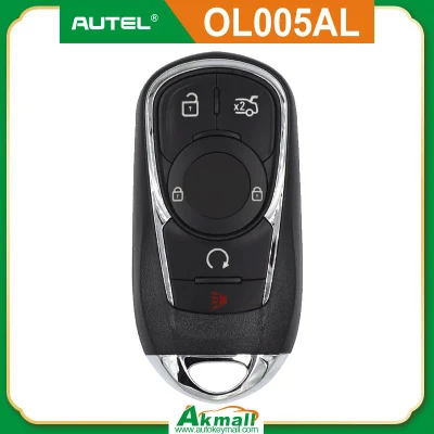 Autel Maxilm Premium Style Ikeyol005al clé de voiture à distance intelligente universelle 4 + 1 boutons pour Maxiim Km100